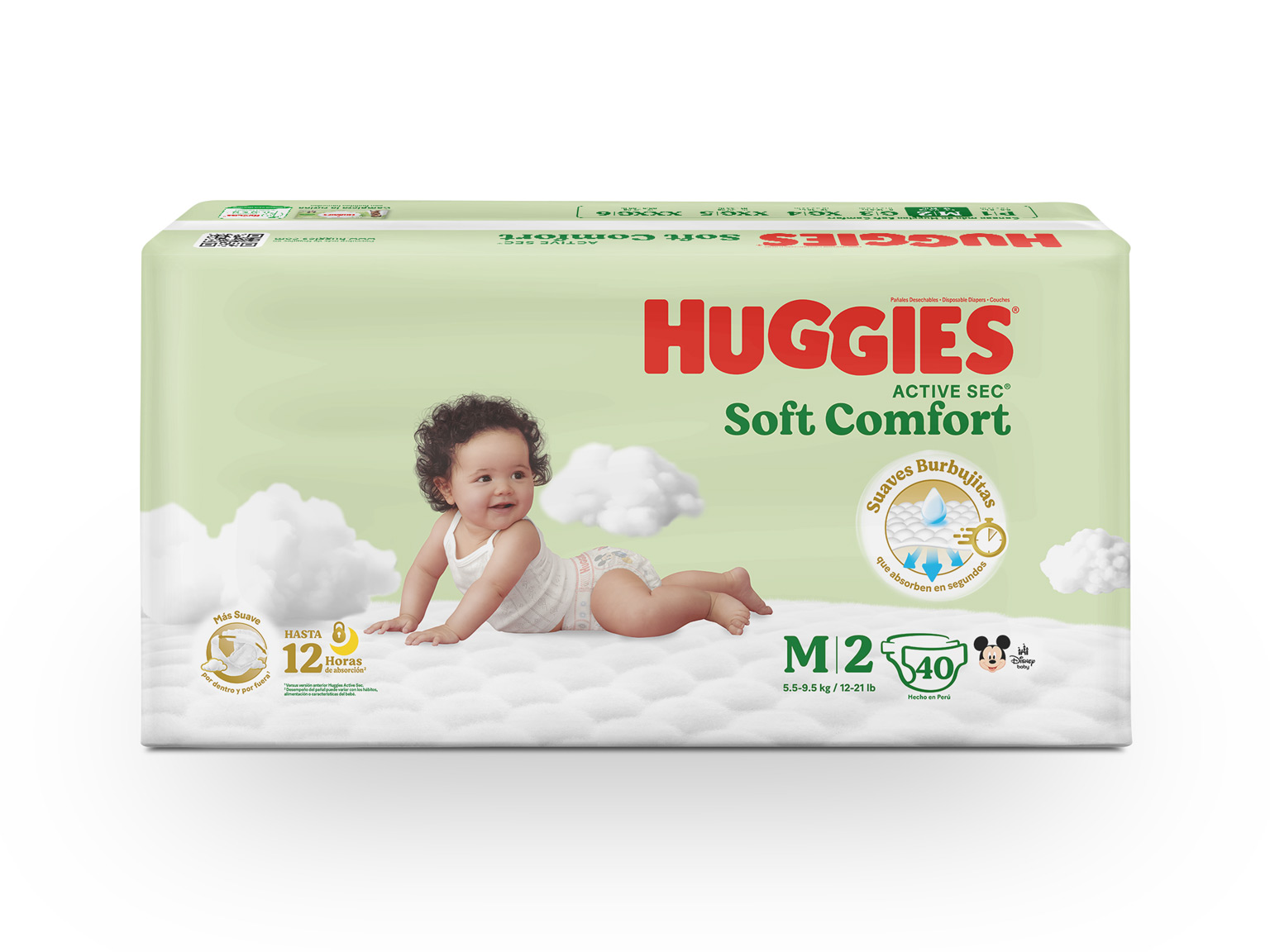 Huggies Active Sec Soft Comfort M
